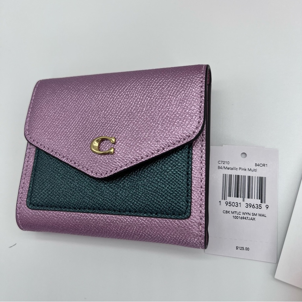 Coach quilted colorblock metallic multi camera bag and matching wallet - Picture 9 of 16